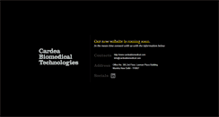 Desktop Screenshot of cardeabiomedical.com